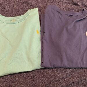 Polo by Ralph Lauren Mint and Navy Tees